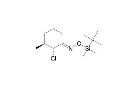 (E)-trans-2-Chloro-3-methylcyclohexan-1-one(tert-butyldimethylsilyl)oxime