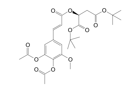 (S)-2-[(E)-3-(3,4-Diacetoxy-5-methoxy-phenyl)-acryloyloxy]-succinic acid di-tert-butyl ester