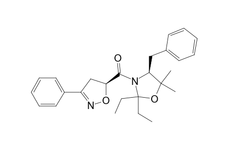 [(4S)-2,2-diethyl-5,5-dimethyl-4-(phenylmethyl)-1,3-oxazolidin-3-yl]-[(5S)-3-phenyl-4,5-dihydro-1,2-oxazol-5-yl]methanone