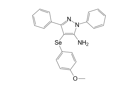 4-((4-Methoxyphenyl)selanyl)-1,3-diphenyl-1H-pyrazol-5-amine