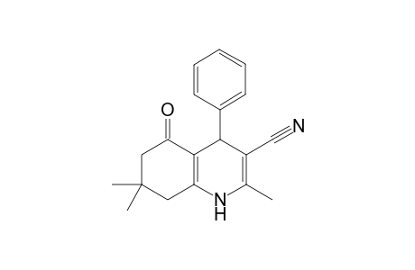 2,7,7-Trimethyl-5-oxo-4-phenyl-1,4,5,6,7,8-hexahydro-3-quinolinecarbonitrile
