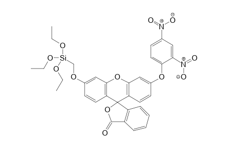 3'-(2,4-dinitrophenoxy)-6'-(triethoxysilylmethoxy)spiro[isobenzofuran-3,9'-xanthene]-1-one