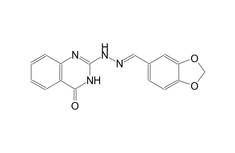 1,3-benzodioxole-5-carboxaldehyde, (3,4-dihydro-4-oxo-2-quinazolinyl)hydrazone
