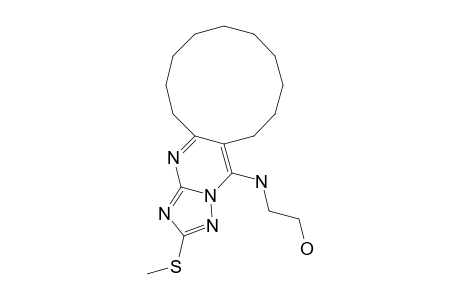 5-(2-HYDROXYETHYL)-AMINO-2-METHYLTHIO-CYCLODODECA-[D]-[1,2,4]-TRIAZOLO-[1,5-A]-PYRIMIDINE