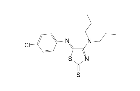 5-(4-Chlorophenylimino)-4-(di-n-propylamino)-deata.(3)-thiazoline-2-thione
