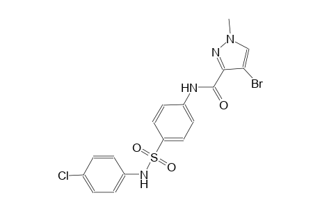 4-bromo-N-{4-[(4-chloroanilino)sulfonyl]phenyl}-1-methyl-1H-pyrazole-3-carboxamide