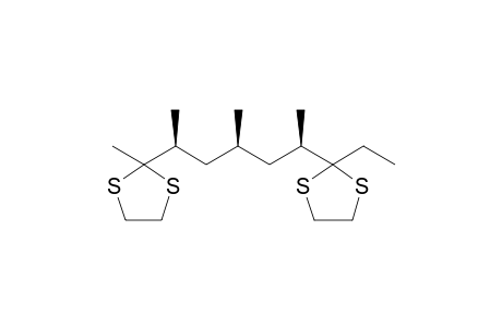 2-[(1R,3R,5S)-1,3-dimethyl-5-(2-methyl-1,3-dithiolan-2-yl)hexyl]-2-ethyl-1,3-dithiolane