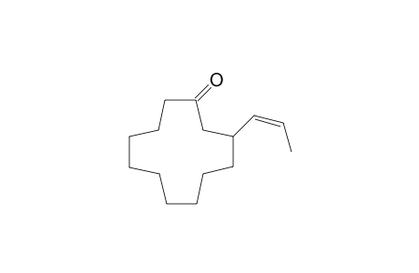 (Z)-3-(Prop-1-enyl)cyclododecanone