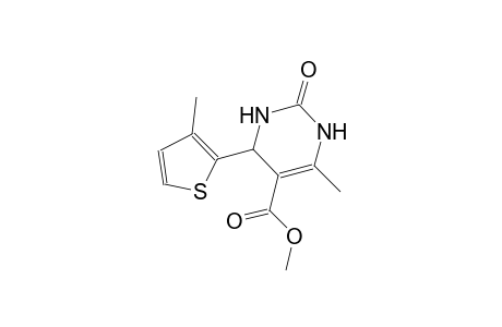 5-pyrimidinecarboxylic acid, 1,2,3,4-tetrahydro-6-methyl-4-(3-methyl-2-thienyl)-2-oxo-, methyl ester