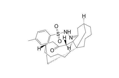 (3.alpha.,7a.alpha.,7b.beta.,12.beta.,14a.beta.,14b.alpha.)-4-Methyl-(tetradecahydro-14-oxo-3,7a:7b,12-dimethanocyclobuta[1,2:3,4]dicyclononen-1(8H)-ylidene)hydrazide benzenesulfonic acid