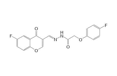 N'-[(E)-(6-fluoro-4-oxo-4H-chromen-3-yl)methylidene]-2-(4-fluorophenoxy)acetohydrazide