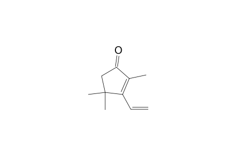 2,4,4-trimethyl-3-vinyl-cyclopent-2-en-1-one