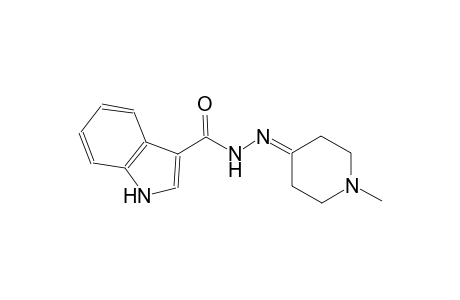 N'-(1-methyl-4-piperidinylidene)-1H-indole-3-carbohydrazide