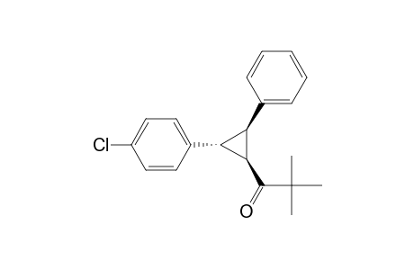 1-(tert-Butylcarbonyl)-trans-2-(4-chlorophenyl)-cis-3-phenylcyclopropane