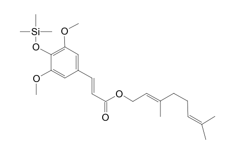 Neryl sinapinate, mono-TMS