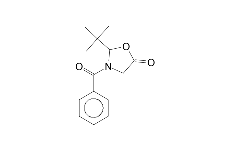 3-Benzoyl-2-t-butyl-oxazolidin-5-one