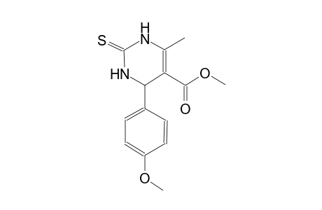 Methyl 4-(4-methoxyphenyl)-6-methyl-2-thioxo-1,2,3,4-tetrahydro-5-pyrimidinecarboxylate