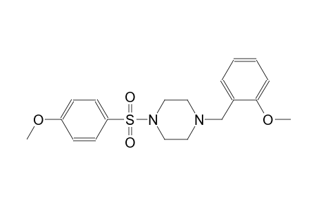 1-(2-methoxybenzyl)-4-[(4-methoxyphenyl)sulfonyl]piperazine