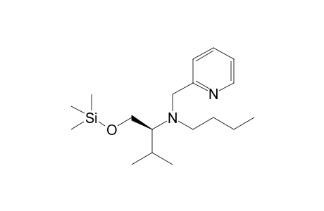 (2S)-N-butyl-3-methyl-N-(2-pyridinylmethyl)-1-trimethylsilyloxy-2-butanamine