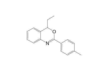 4-Ethyl-2-(4-methylphenyl)-4H-3,1-benzoxazine
