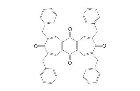 2,4,8,10-Tetrabenzylbenzo[1,2:4,5]dicycloheptene-3,6,9,12-tetraone