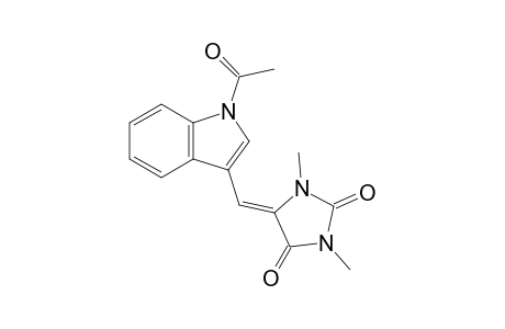 5-[(N-acetyl-1H-indol-3-yl)methylidene]-1,3-dimethylimidazolidine-2,4-dione