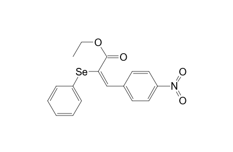 (E)-ETHYL-2-(PHENYLSELENO)-3-(4-NITROPHENYL)-2-PROPENOATE