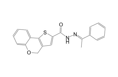 N'-[(E)-1-phenylethylidene]-4H-thieno[3,2-c]chromene-2-carbohydrazide