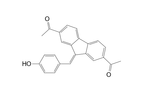 4-(2,7-Diacetylfluoren-9-ylidenemethyl)phenol