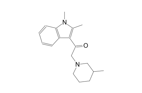 1-(1,2-dimethyl-1H-indol-3-yl)-2-(3-methyl-1-piperidinyl)ethanone