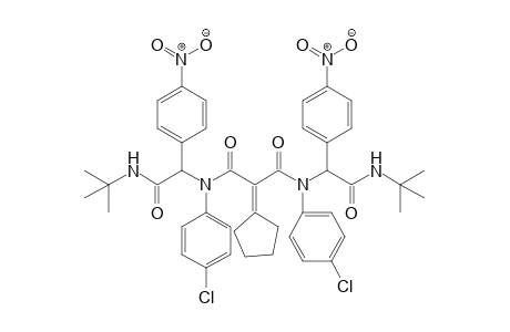 N1,N3-bis((tert-butylcarbamoyl)(4-nitrophenyl)methyl)-N1,N3-bis(4-chlorophenyl)-2-cyclopentylmalonamide