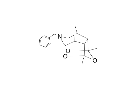 1,7-Dimethyl-4-benzyl-4-aza-2,6,13-trioxapentacyclo[5.5.1.0(3,11).0(5,9).0(8,12)]tridecane