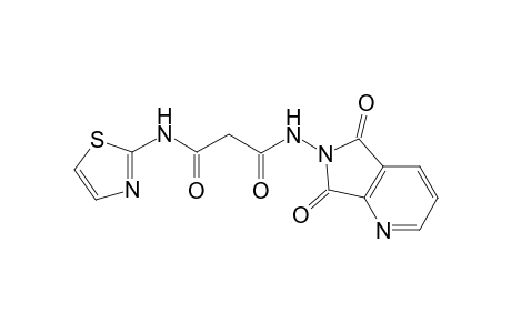 N-[5.7-Dioxo-5,7-dihydropyrrolo[3,4-b]pyridin-6-yl]-N'-(thiazol-2'-yl)-malonamide