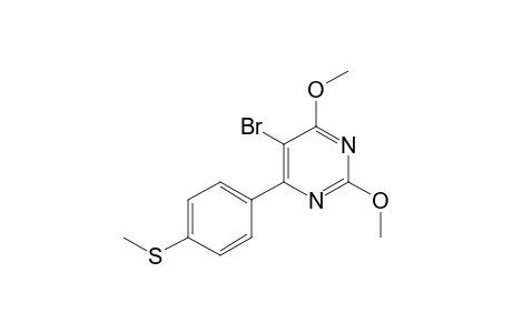 5-Bromo-2,4-dimethoxy-6-(4-(methylthio)phenyl)pyrimidine