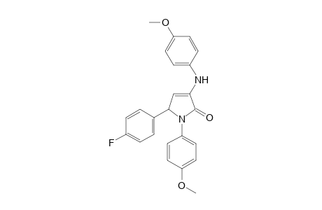 2-(4-fluorophenyl)-1-(4-methoxyphenyl)-4-[(4-methoxyphenyl)amino]-2H-pyrrol-5-one