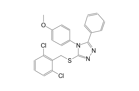 3-[(2,6-dichlorobenzyl)sulfanyl]-4-(4-methoxyphenyl)-5-phenyl-4H-1,2,4-triazole