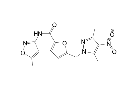 5-[(3,5-dimethyl-4-nitro-1H-pyrazol-1-yl)methyl]-N-(5-methyl-3-isoxazolyl)-2-furamide