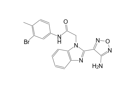 1H-benzimidazole-1-acetamide, 2-(4-amino-1,2,5-oxadiazol-3-yl)-N-(3-bromo-4-methylphenyl)-