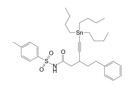3-phenethyl-N-tosyl-5-tributylstannyl-pent-4-ynamide