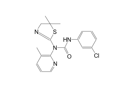 urea, N'-(3-chlorophenyl)-N-(4,5-dihydro-5,5-dimethyl-2-thiazolyl)-N-(3-methyl-2-pyridinyl)-
