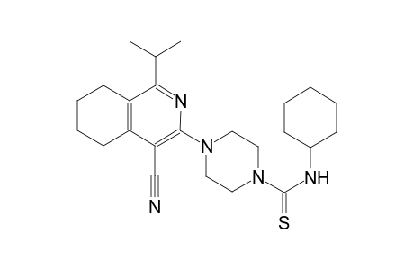 1-piperazinecarbothioamide, 4-[4-cyano-5,6,7,8-tetrahydro-1-(1-methylethyl)-3-isoquinolinyl]-N-cyclohexyl-