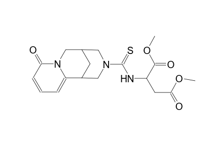 dimethyl 2-({[(1S,9R)-6-oxo-7,11-diazatricyclo[7.3.1.0~2,7~]trideca-2,4-dien-11-yl]carbothioyl}amino)succinate