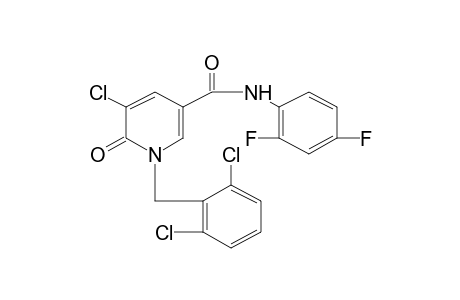 5-CHLORO-1-(2,6-DICHLOROBENZYL)-2',4'-DIFLUORO-1,6-DIHYDRO-6-OXONICOTINANILIDE