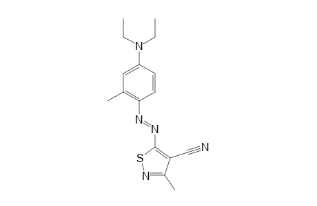 4-Isothiazolecarbonitrile, 5-[[4-(diethylamino)-2-methylphenyl]azo]-3-methyl-