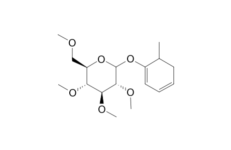 1-(per-O-Methyl-.beta.,D-glucopyranosyloxy)-6-methyl-1,3-cyclohexadiene