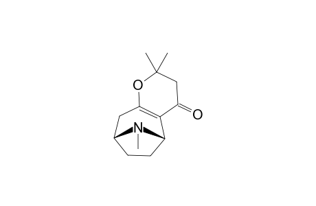 (+-)-11,11-Dimethyl-10,11-dihydropyranotropan-3-one