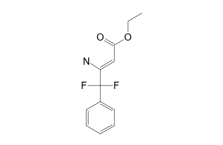 ETHYL-3-AMINO-4,4-DIFLUORO-4-PHENYL-2-BUTENOATE