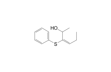 (E)-3-(phenylthio)-3-hexen-2-ol
