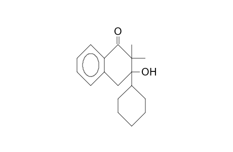 3-Cyclohexyl-3-hydroxy-2,2-dimethyl-3,4-dihydro-naphthalen-1(2H)-one