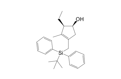 1-Ethyl-4-methyl-3-tert-butyldiphenylsilylmthyl-3-cyclopenten-1-ol